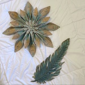 (2) Metal Wall Decor